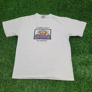 Vintage A-Basin Colorado Shirt Womens Large 20x25 Y2K
